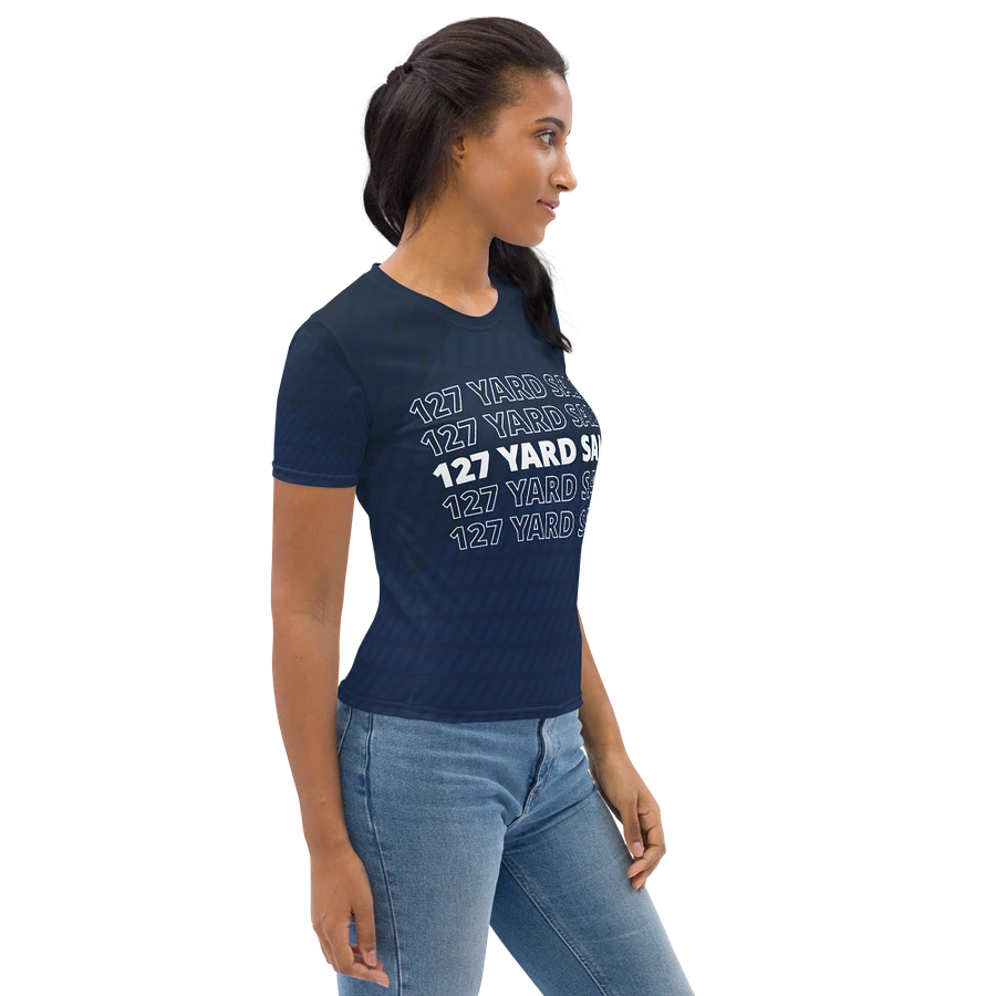 127 Yard Sale (2024) - All-Over Nautical Blue Print Women's Crew Neck T-Shirt product image (21)