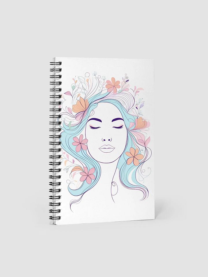 Tranquil Blossom: Custom Spiral Notebook product image (1)