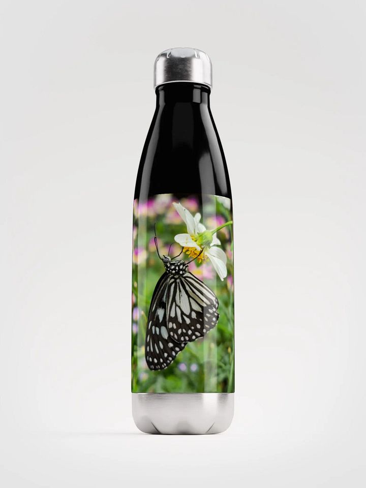 Tropical Paper Kite Butterfly Steel Water Bottle #2 product image (2)