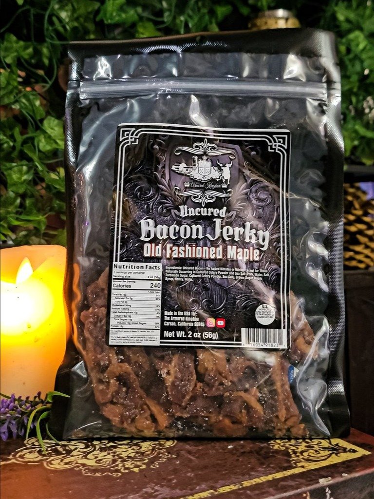 The Armored Kingdom Old Fashioned Maple Bacon Jerky product image (2)