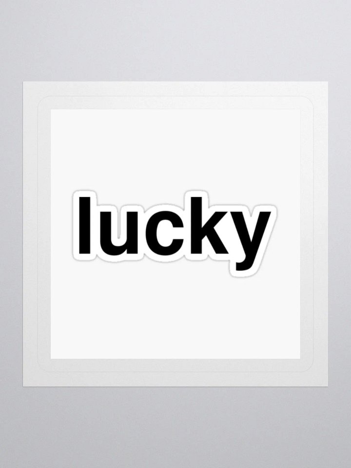 LUCKY sticker product image (1)