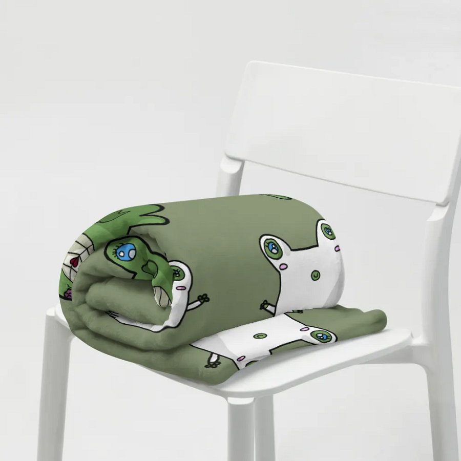 Smol Frog Blanket by Grim Jr. product image (7)