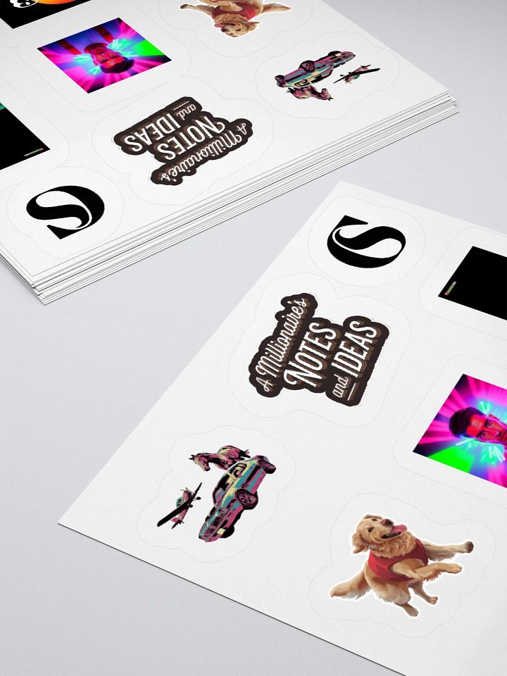 Whimsical Kiss Cut Stickers Set product image (6)
