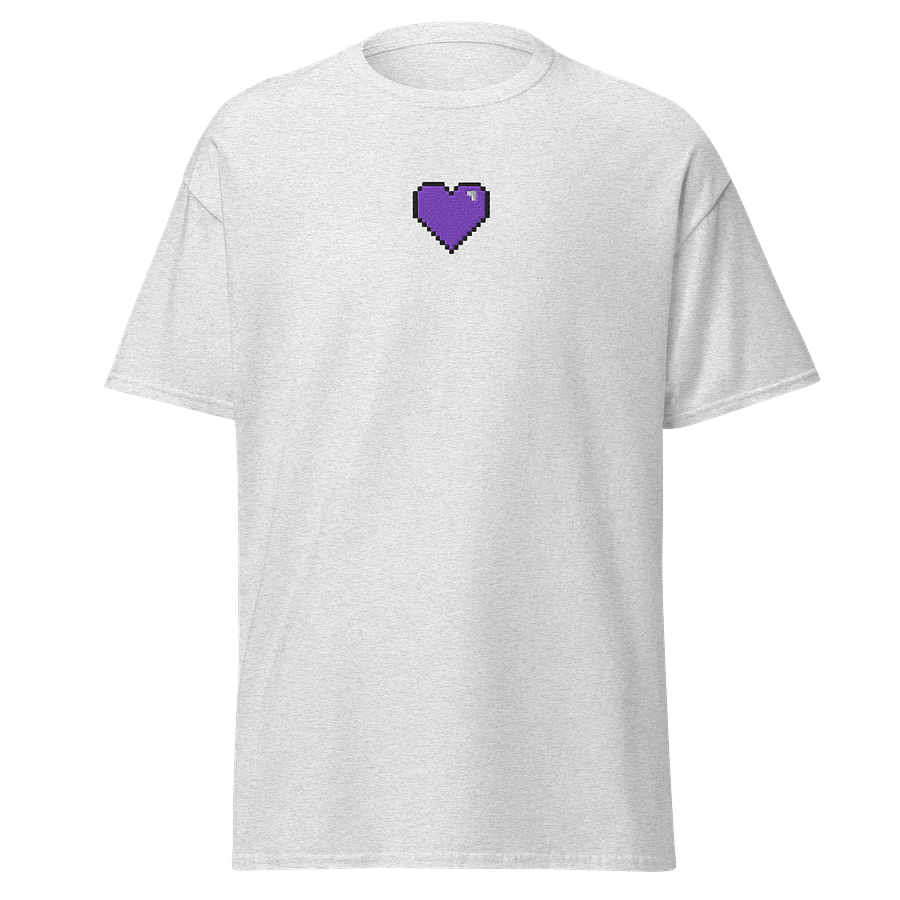HollyRex Pixel Heart Embroidered Cotton Tee product image (6)