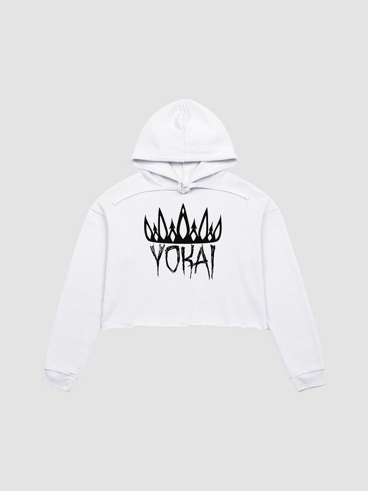 Yokai Queen (Large Black Logo) - Cropped Sweatshirt product image (1)