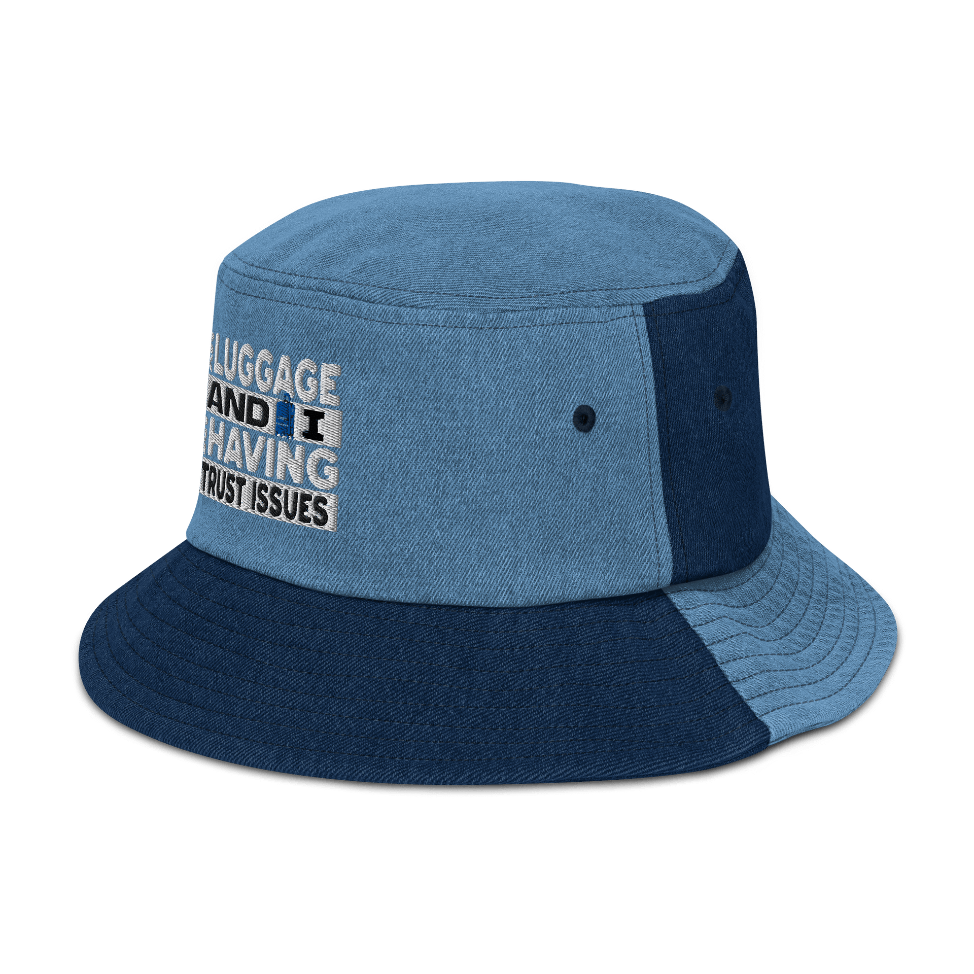 Trust Issues Denim Bucket Hat product image (4)