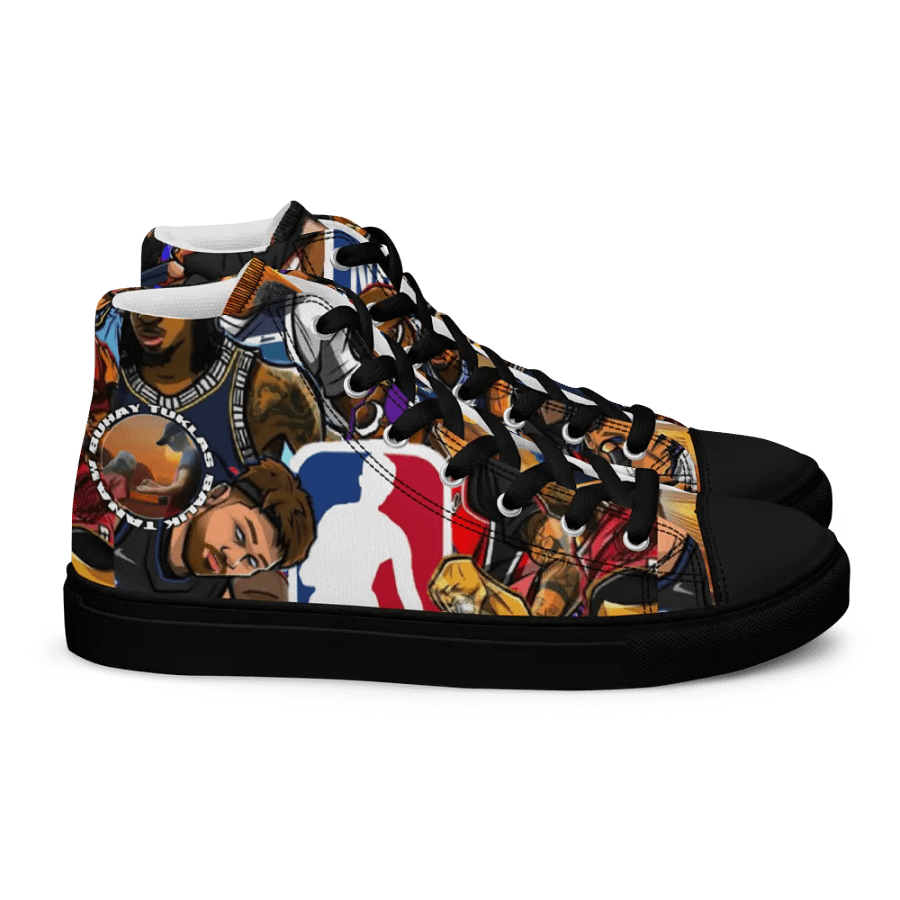 Balik Tanaw NBA Action Men's High Top Canvas Shoes product image (2)