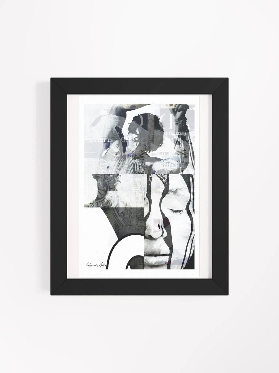 'Intrigue' by Edward Martin : Mixed Media Collage Print product image (4)