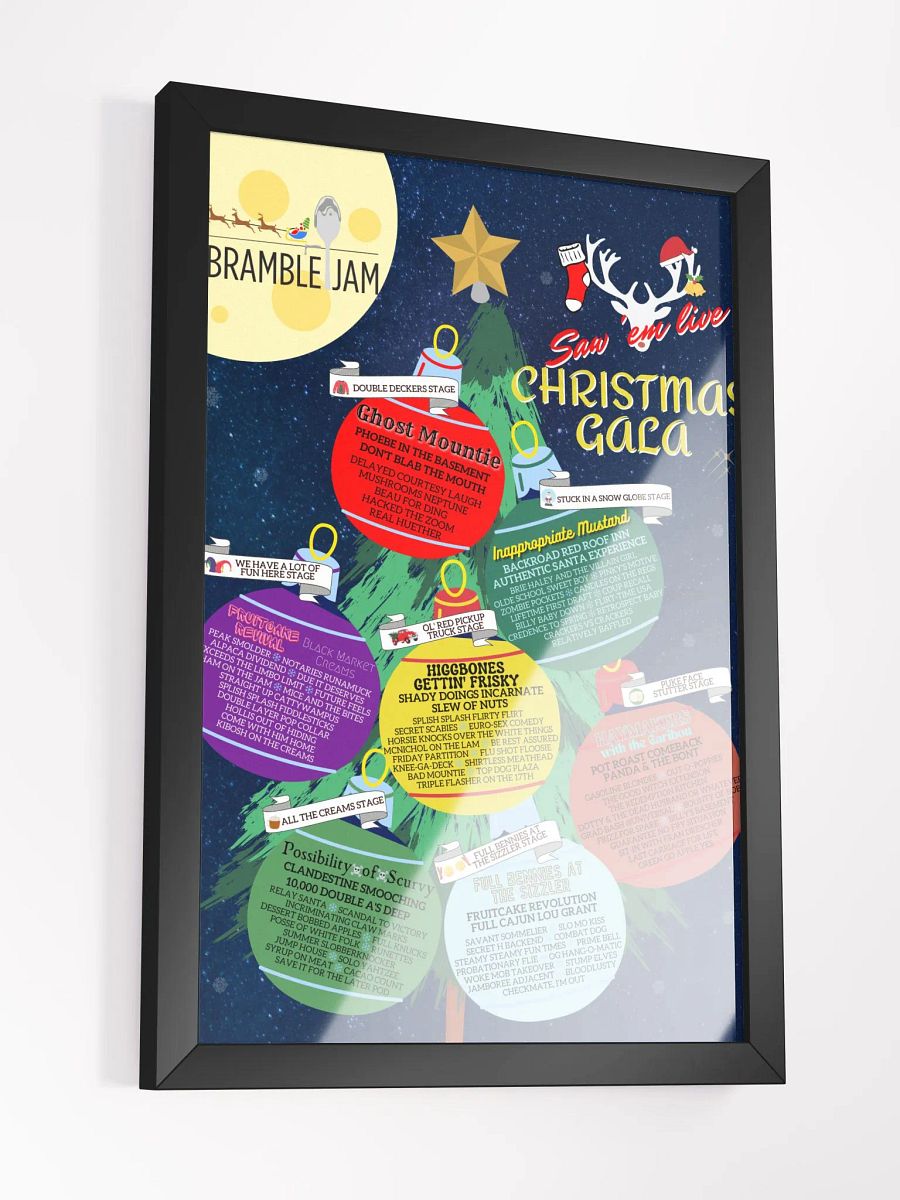 Saw 'Em Live - Christmas Poster product image (3)