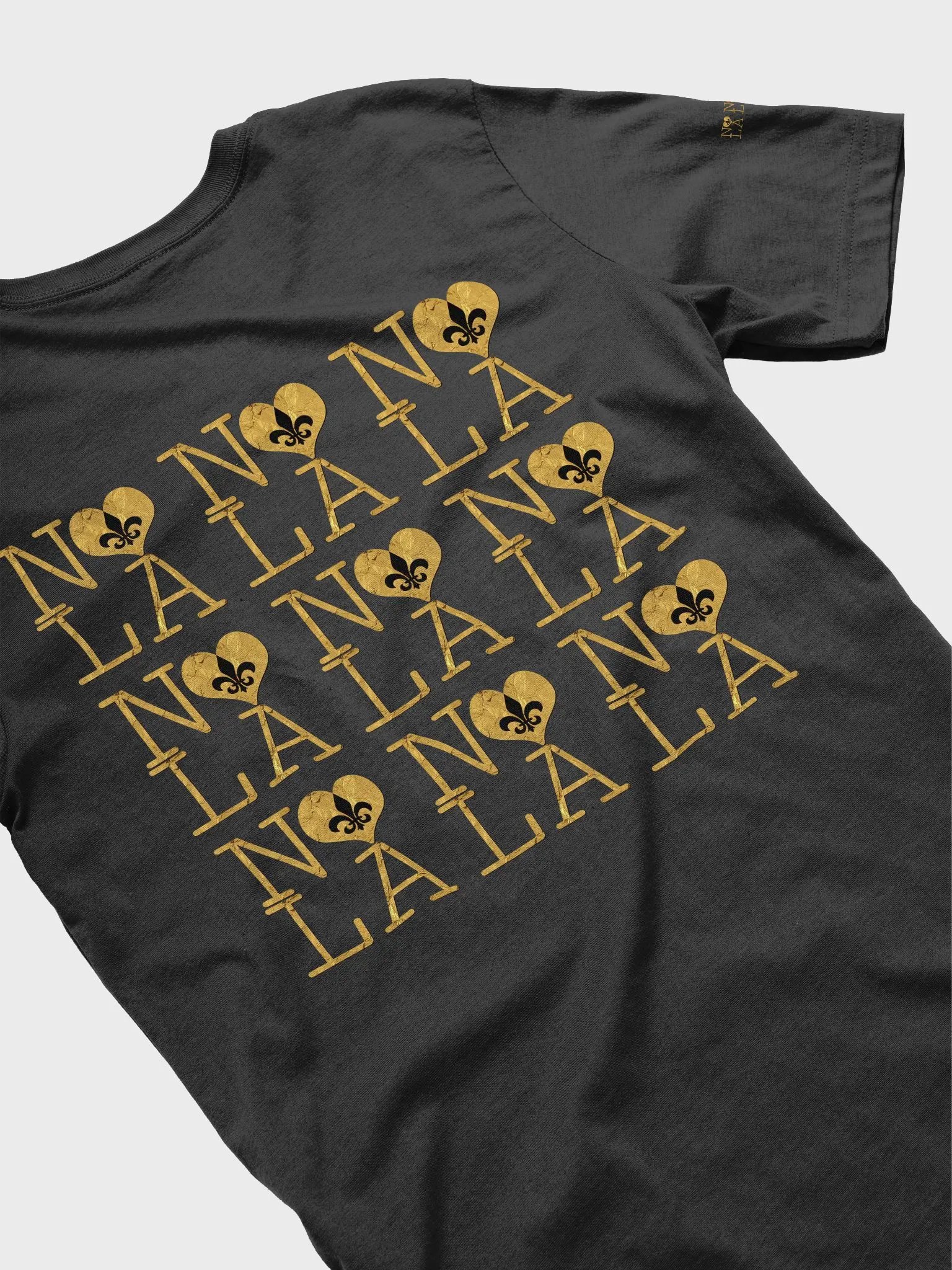 I LOVE NOLA **SUPERSOFT LEGACY TEE** (BLACK & GOLD EDITION FULL GOLD WRAP) product image (4)