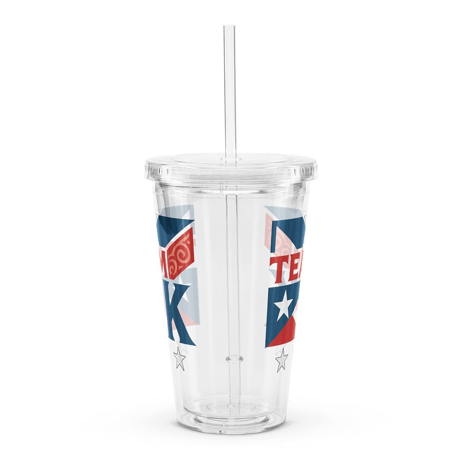 Team K Puerto Rico Clear Plastic Tumbler product image (3)