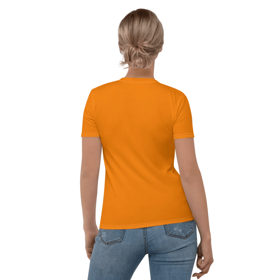 Plain Color Orange T-Shirt product image (2)