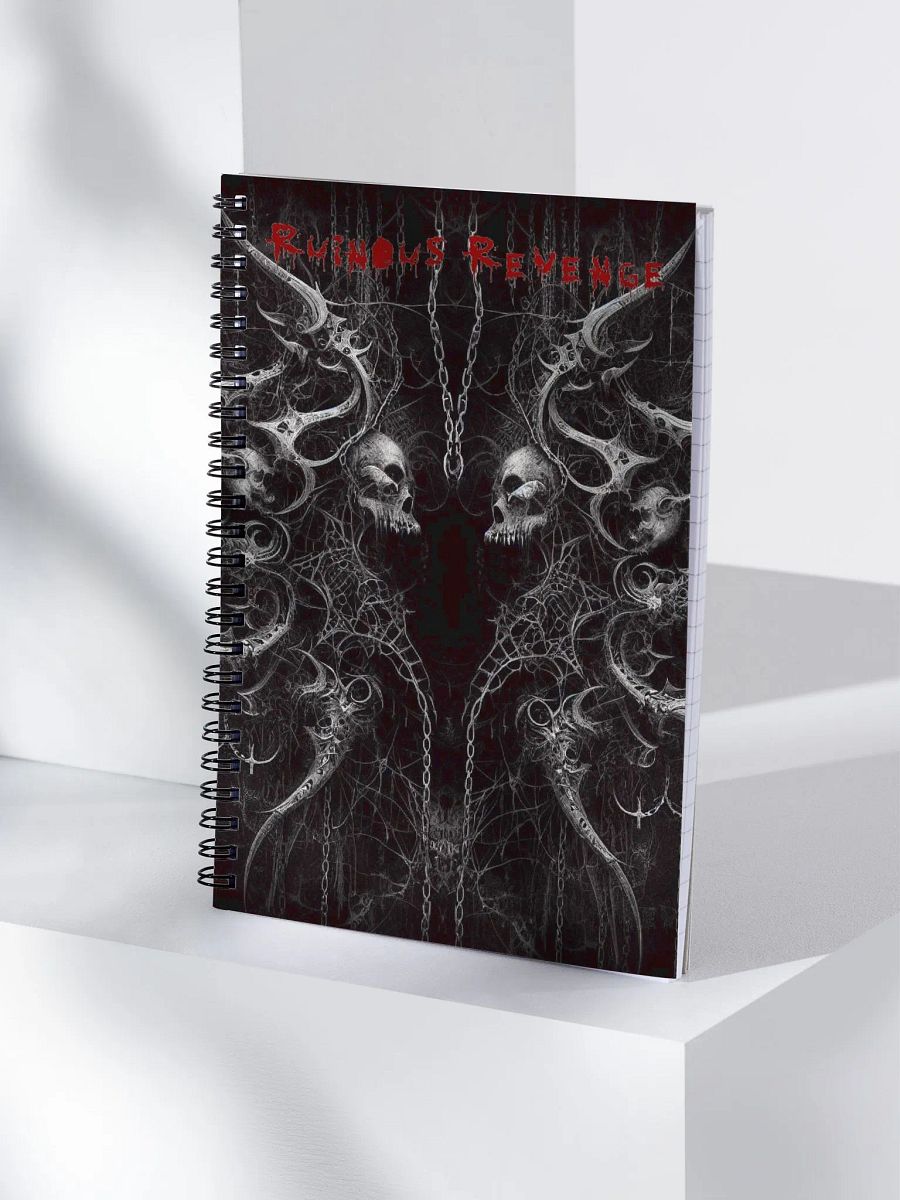 Ruinous revenge ETHEREAL DARKNESS edition spiral notebook product image (4)