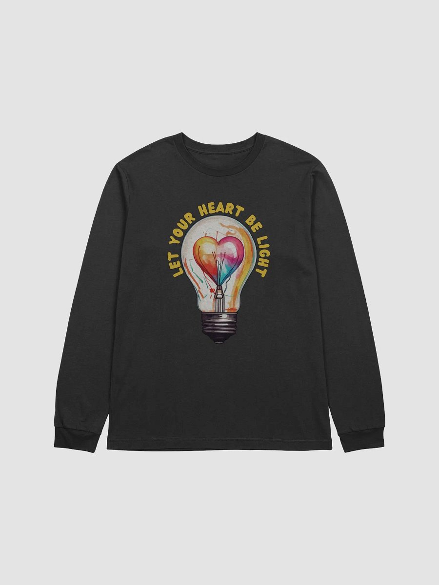 Reflective Bulbs Graphic | Long Sleeve T Shirt | Let Your Heart Be Light product image (1)