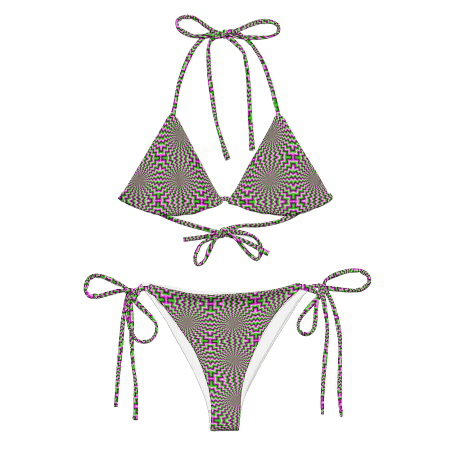 Psychedelic Recycled String Bikini product image (4)