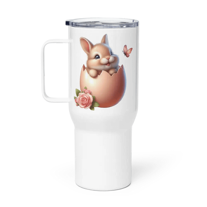 Bunny Easter Egg - Travel Mug w/ Handle product image (1)