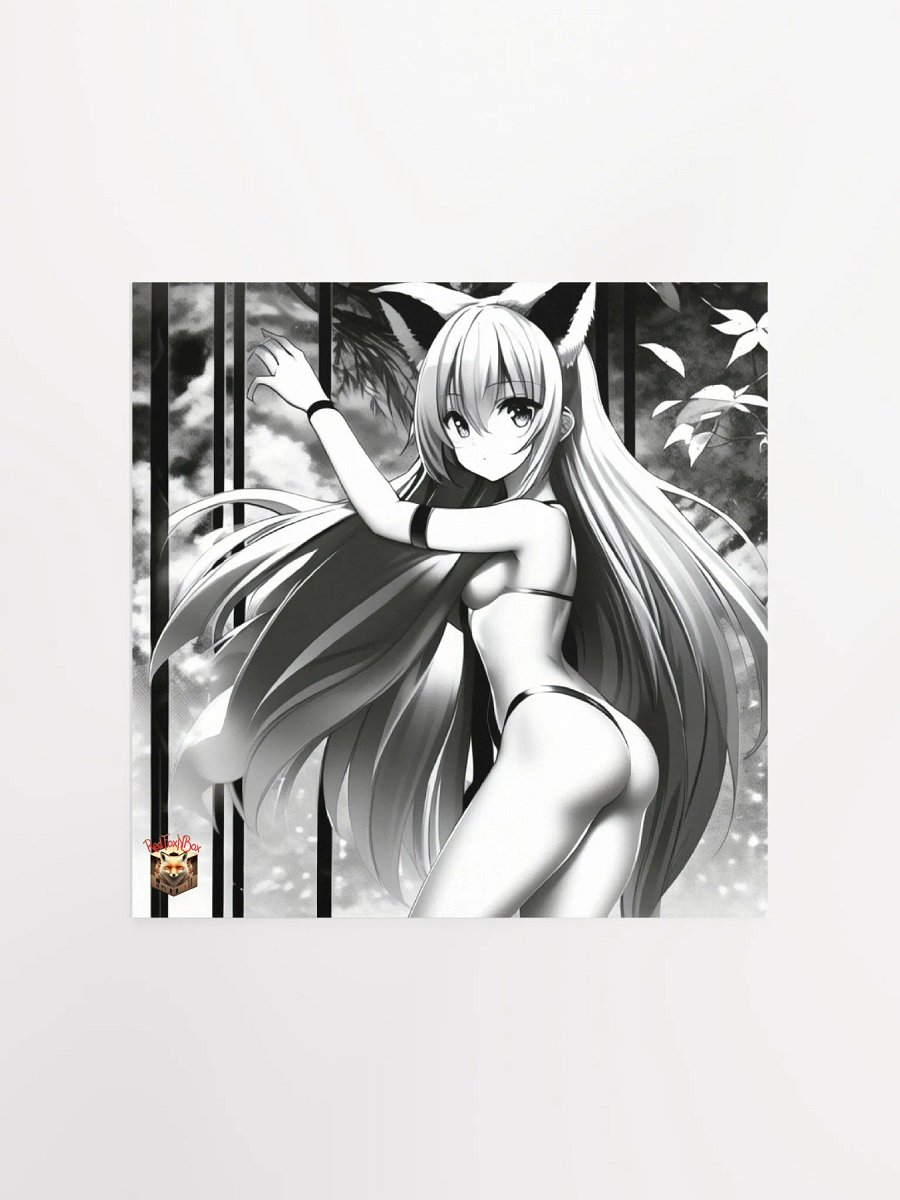 Pin Up Fox Girl Poster -Original Art- product image (1)