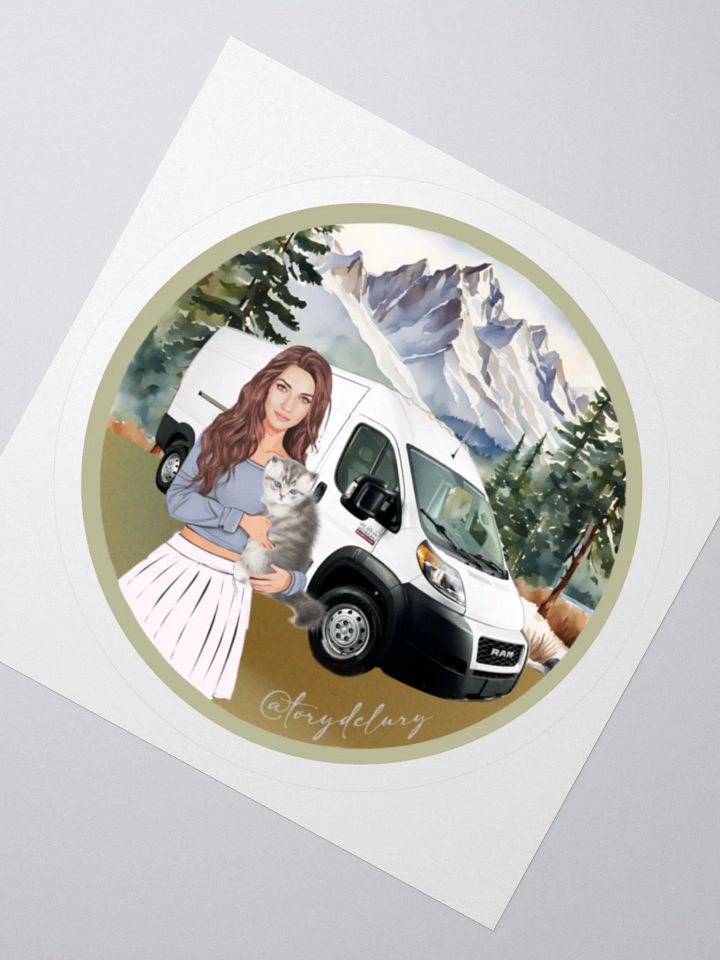 Tory Delury - Mountain Van Life Stickers product image (2)