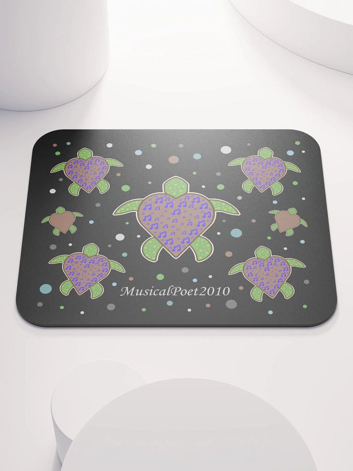 Turtle Heart Mousepad product image (1)