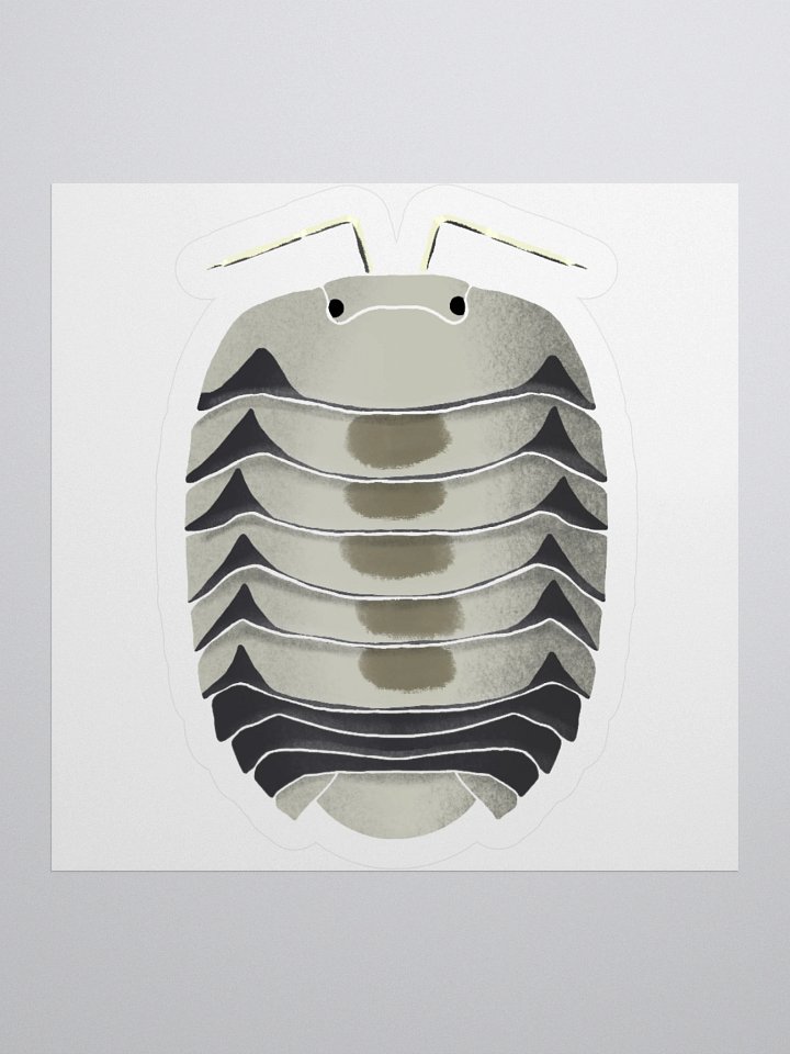 White Tiger Isopod Sticker product image (4)