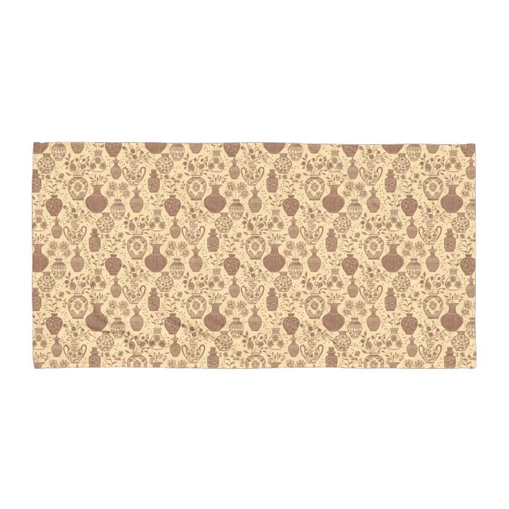 Timeless Floral Vase Pattern Premium Towel product image (1)