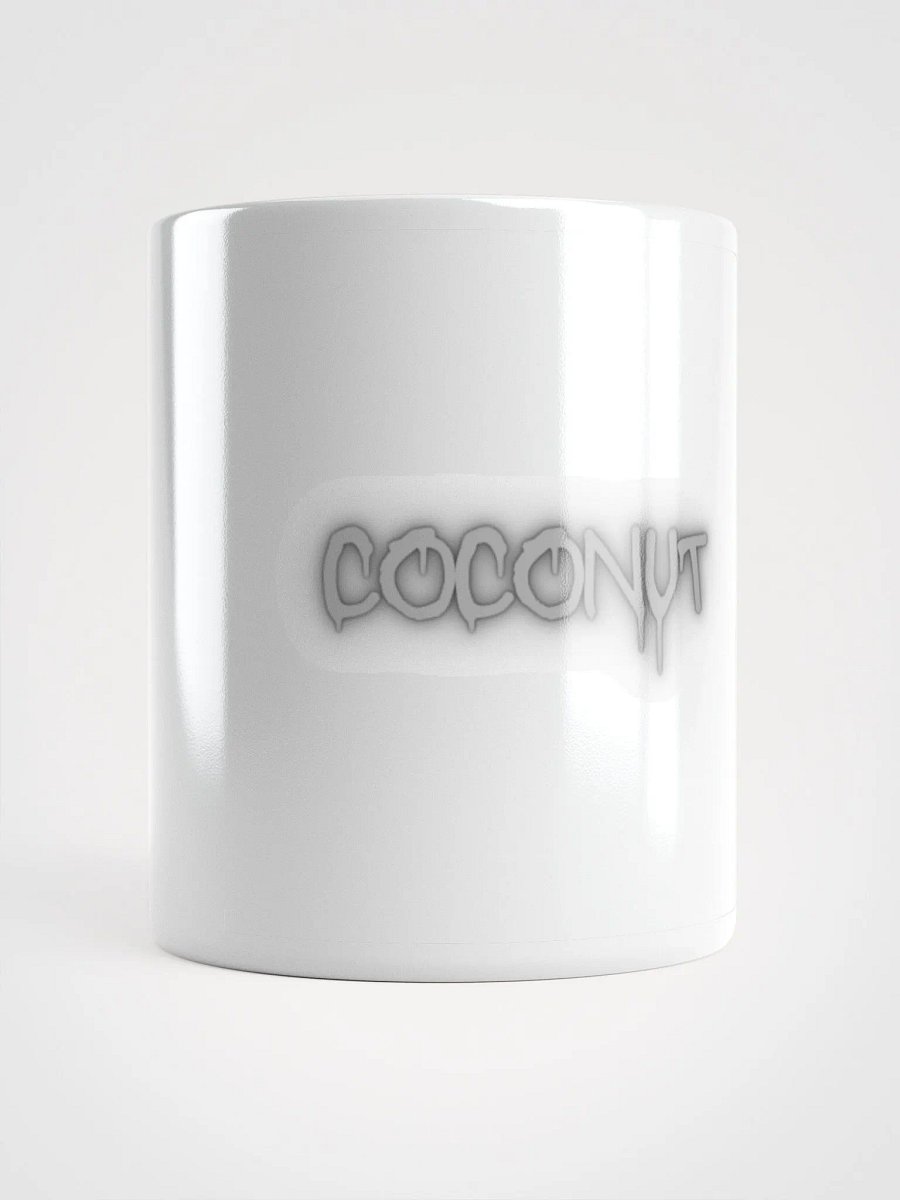 Tasse brillante blanche en relief COCONUT product image (5)