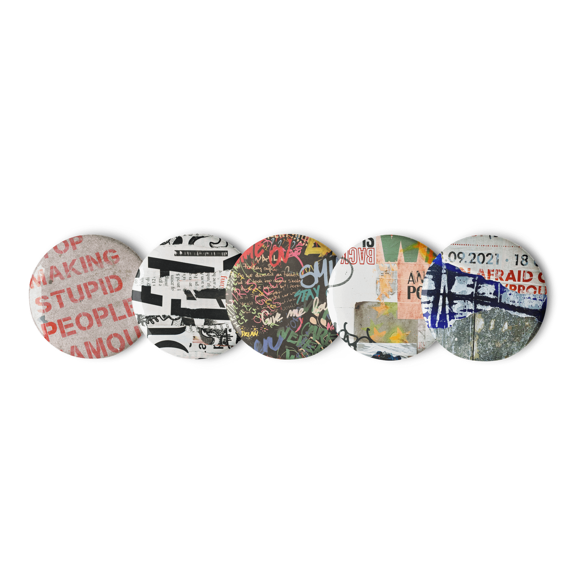 Tomorrow Is Back Pin Button Set product image (1)