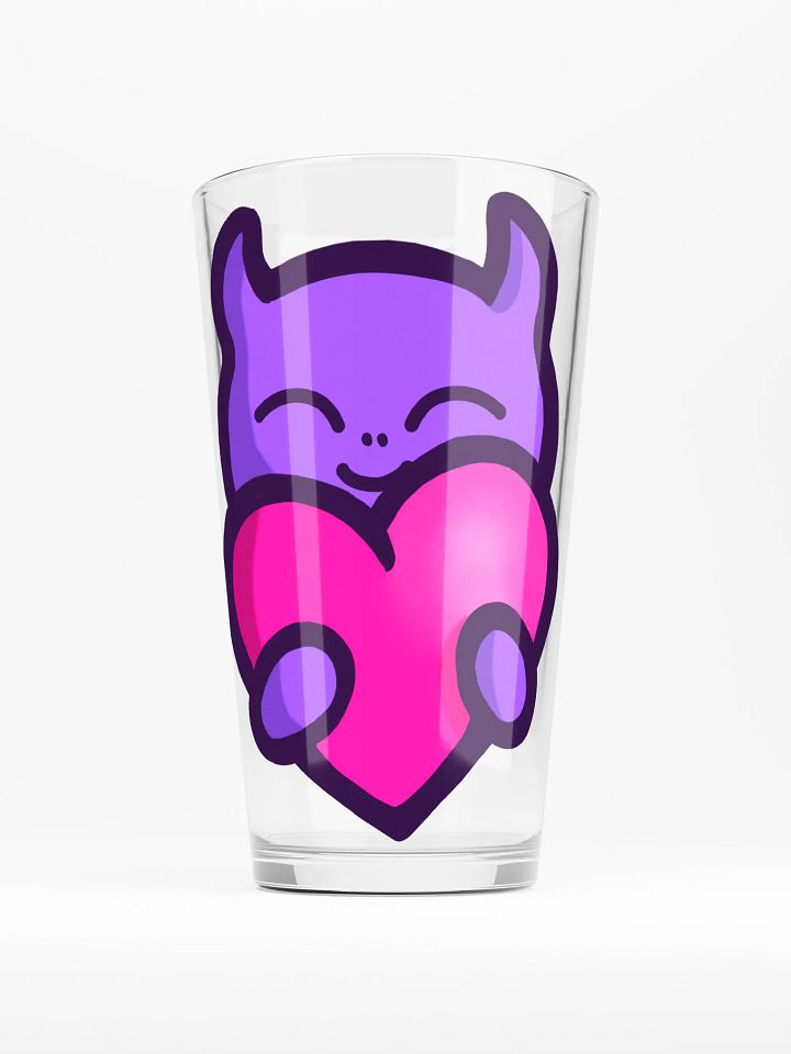 Jeffrey with Heart Pint Glass product image (1)