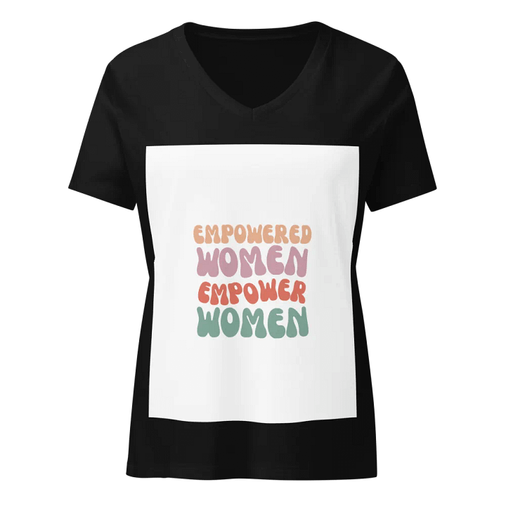 "Empowered Women" 70's Style Writing T-shirt product image (1)