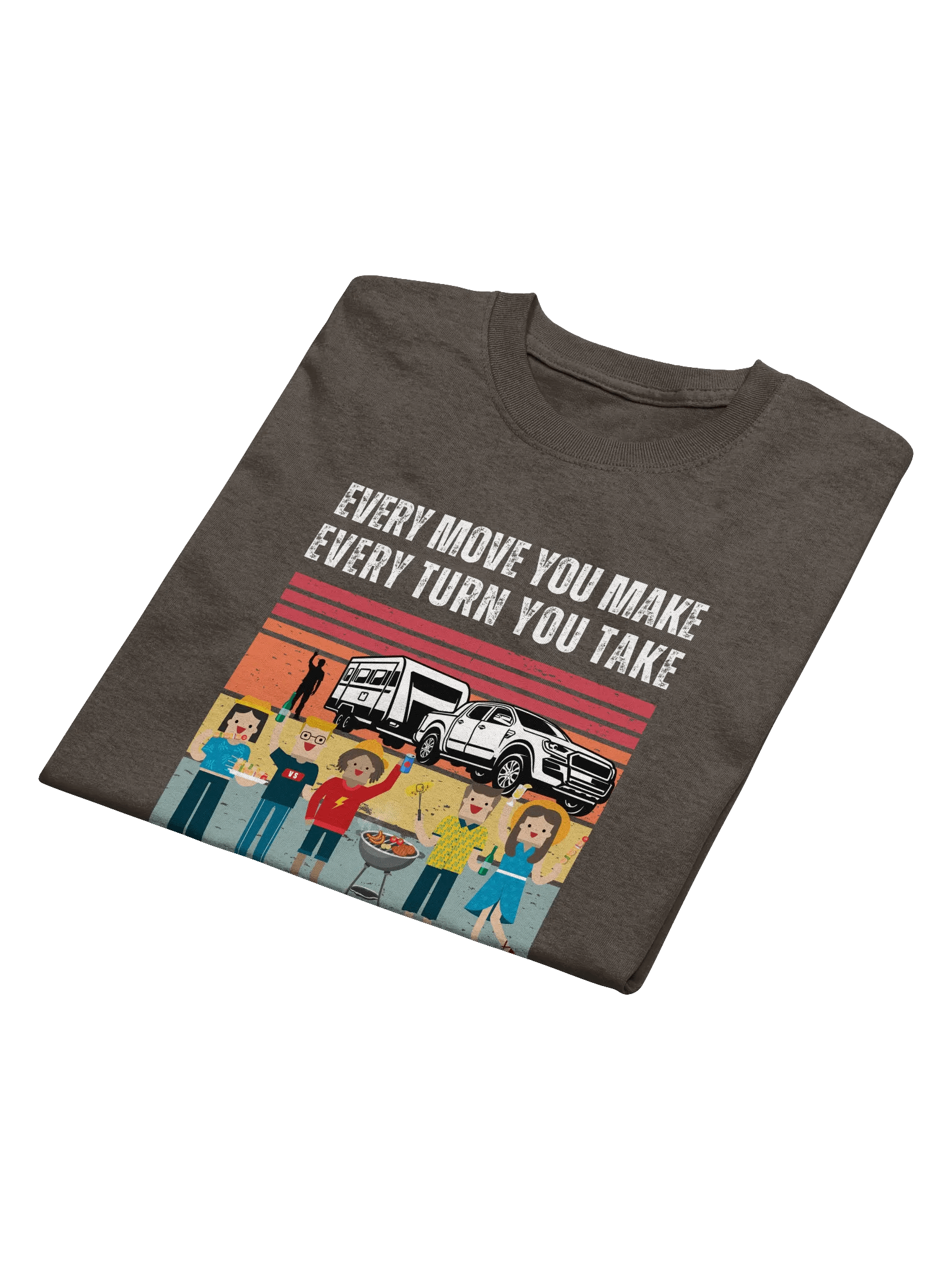 Weekend RV Backing - Watching T-Shirt product image (5)