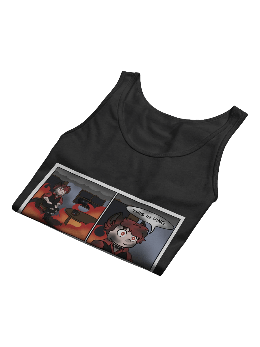 Jersey Tank - This Is Fine Meme product image (8)
