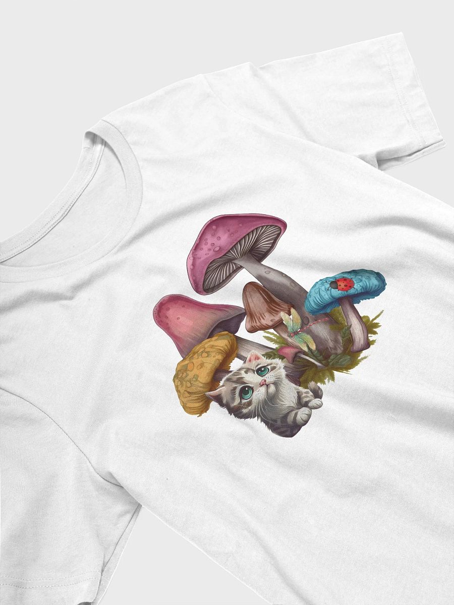 Cute Kitten and Wild Mushrooms product image (3)