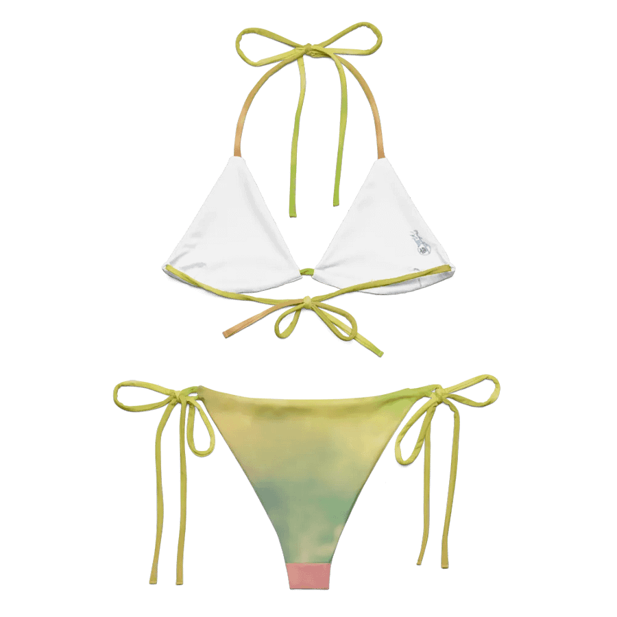 Blur cloud rainbow Design String Bikini - V12 product image (5)