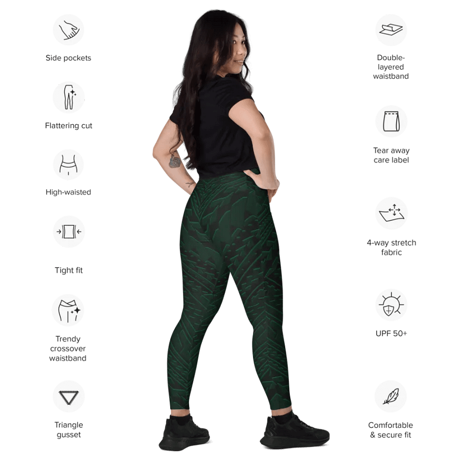 KK$XV Tatau Korare Crossover Leggings product image (12)
