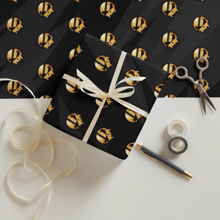 Skull Man Wrapping Paper product image (12)