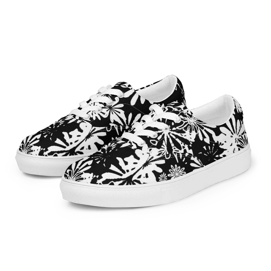 Barely Azaleas, canvas lace up shoes product image (5)