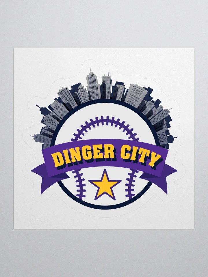 Dinger City Logo Sticker product image (3)
