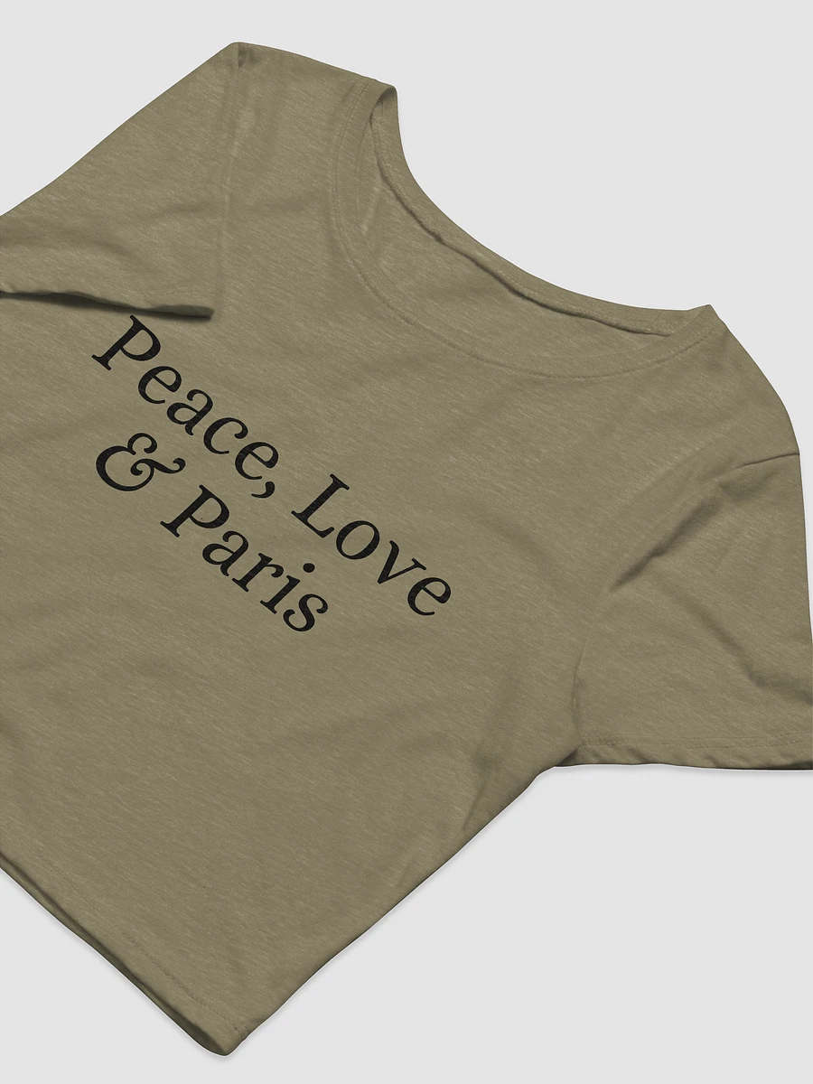 Peace, Love and Paris Muse Crop Tee product image (10)