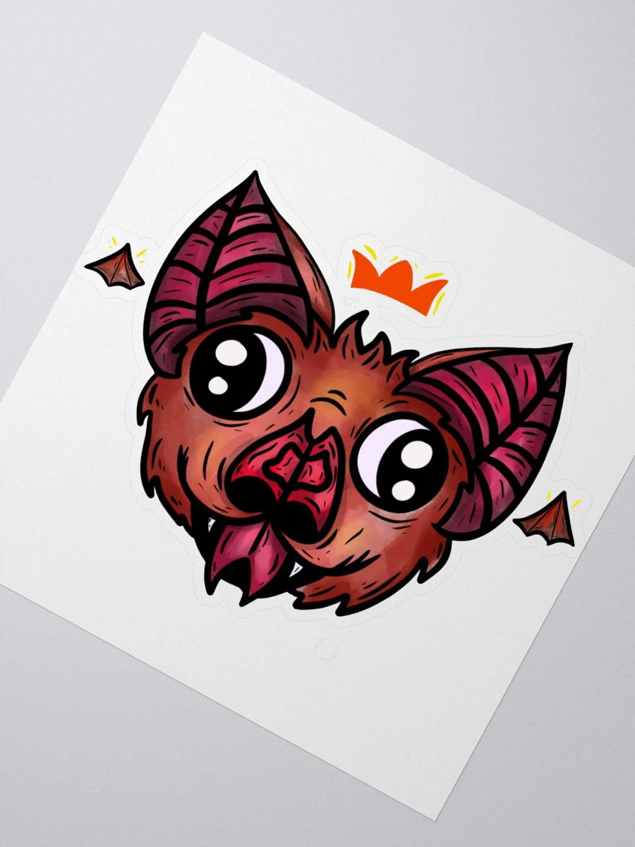 Tobias the bat full color sticker product image (2)