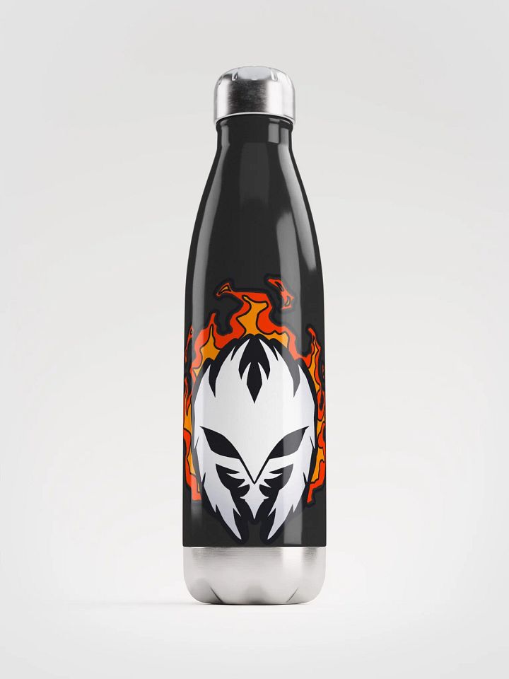 Mask Icon v2 (White) Stainless Steel Water Bottle product image (2)