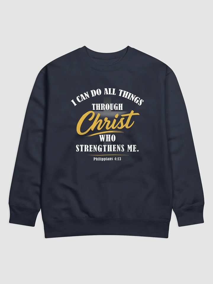 Golden Christ Strength Sweatshirt product image (1)