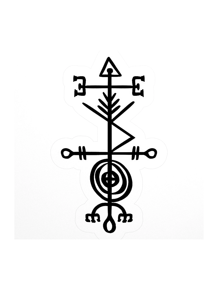 Icelandic Beauty Stave Sticker product image (1)