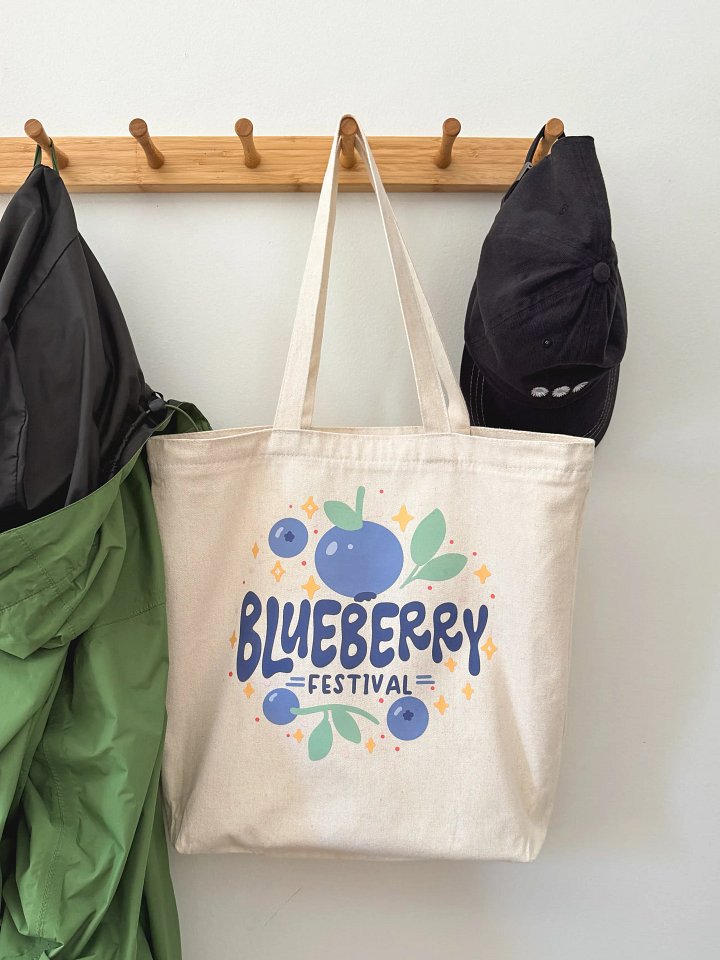 Blueberry Festival Tote Bag product image (1)