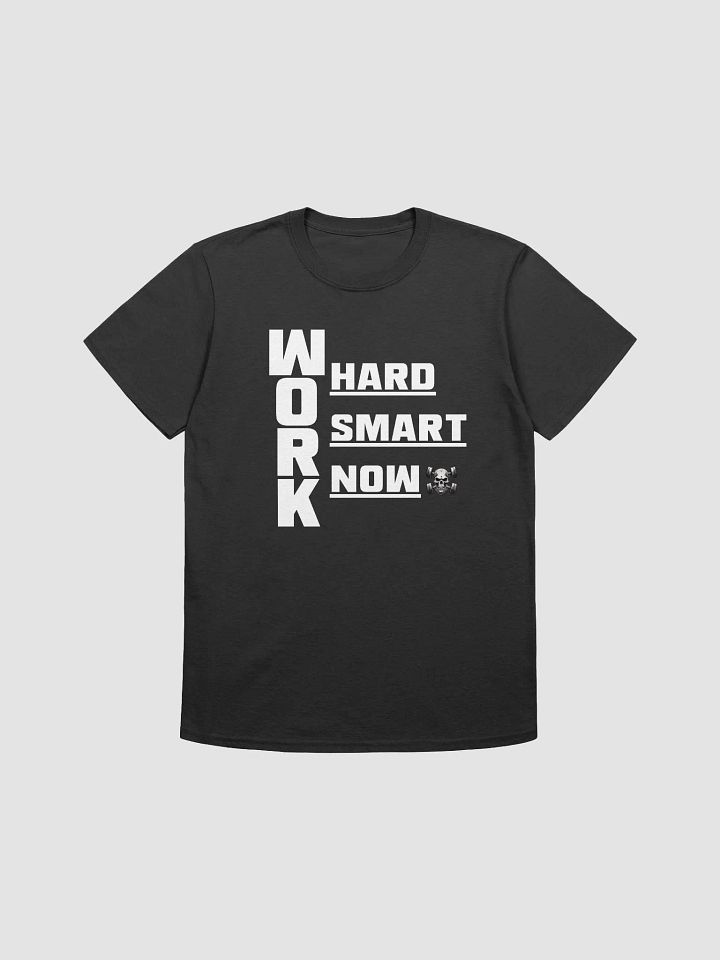 Work Hard Stacked Tee Dark product image (1)