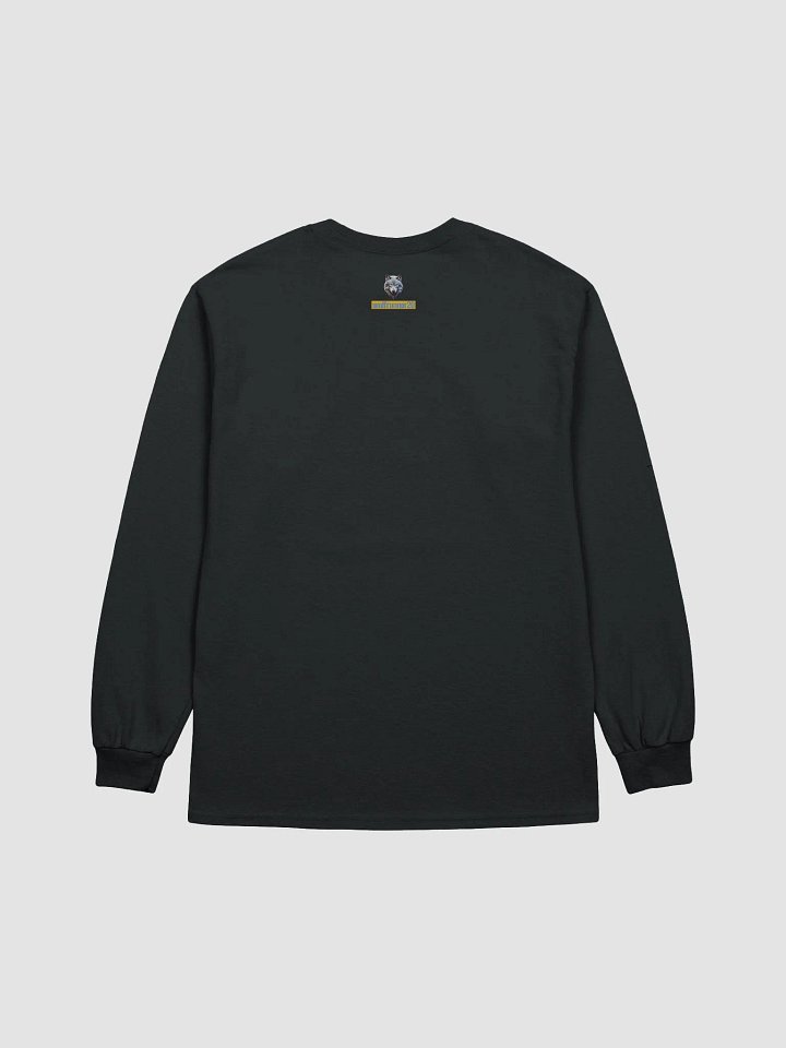 YUUUP! Bold Blue Stylized Long Sleeve T-Shirt product image (6)