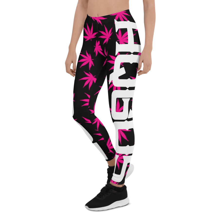 HempQuarters Pink Marijuana Leggings product image (11)