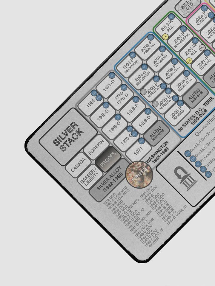 QuarterFinder Hunting Mat / 31.5” / Argent Theme product image (2)