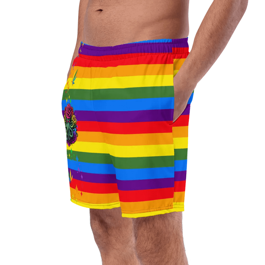 PRIDE Cthulhu Royalty Swim Shorts product image (9)