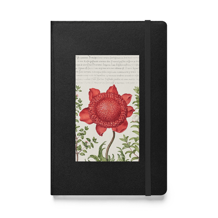 Scarlet Bloom. Hardcover Notebook product image (1)