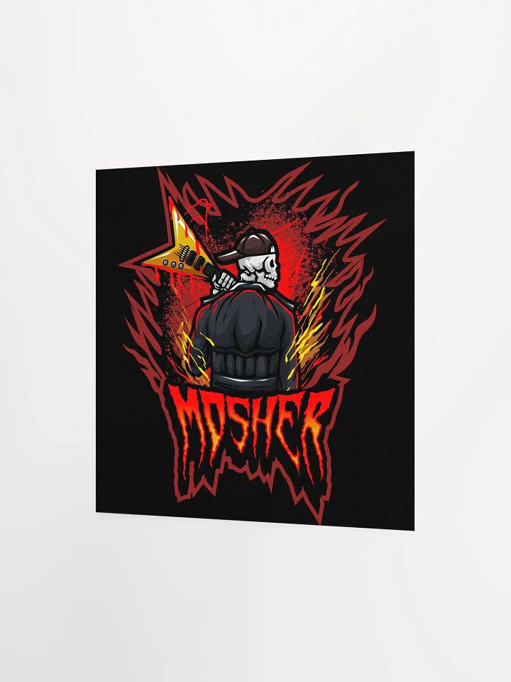 MOSHER GUITAR LOGO POSTER product image (2)